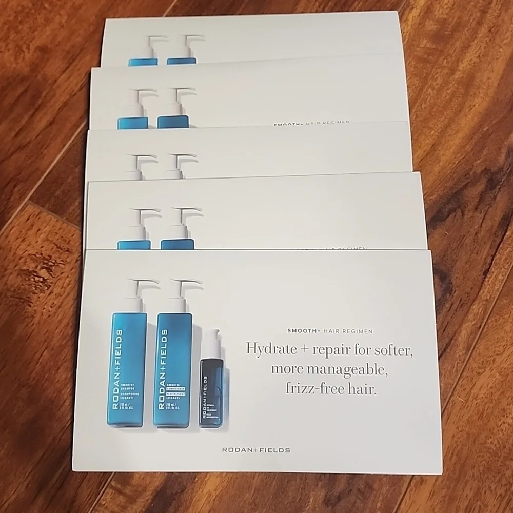 5 Rodan + and Fields Smooth + Hair Mini Regimen Sample Packs 3pc Travel … - Picture 1 of 9